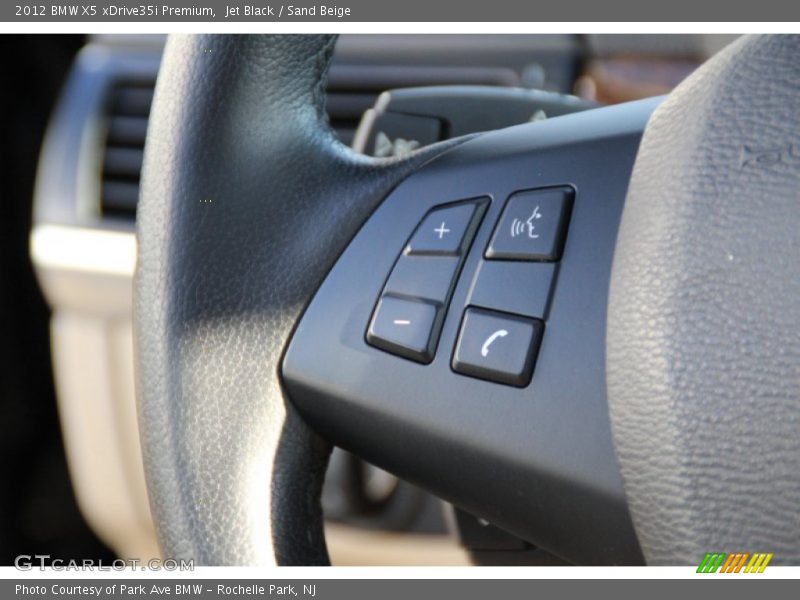 Jet Black / Sand Beige 2012 BMW X5 xDrive35i Premium