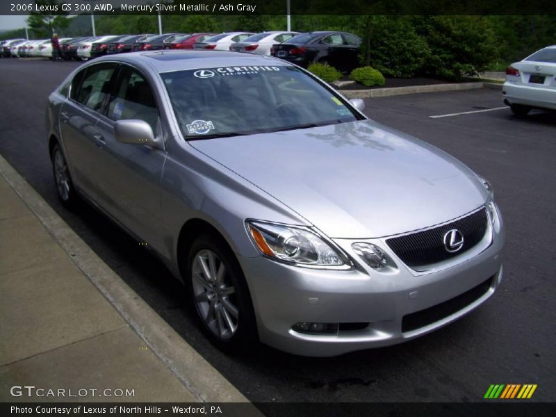 Mercury Silver Metallic / Ash Gray 2006 Lexus GS 300 AWD