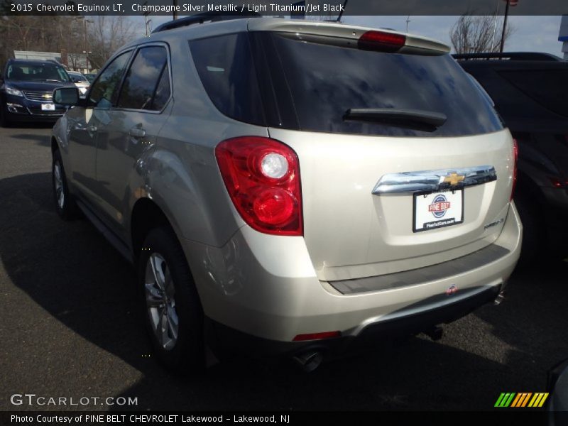 Champagne Silver Metallic / Light Titanium/Jet Black 2015 Chevrolet Equinox LT