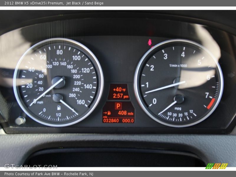 Jet Black / Sand Beige 2012 BMW X5 xDrive35i Premium