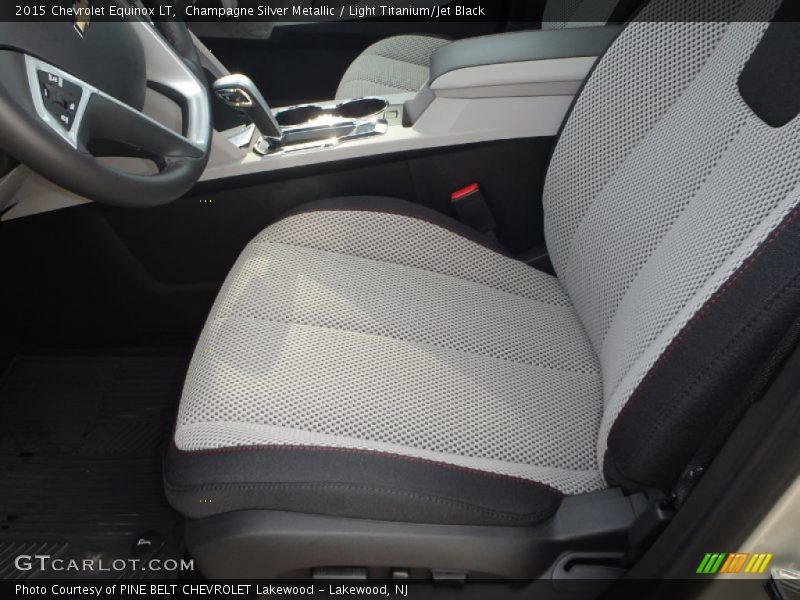 Champagne Silver Metallic / Light Titanium/Jet Black 2015 Chevrolet Equinox LT
