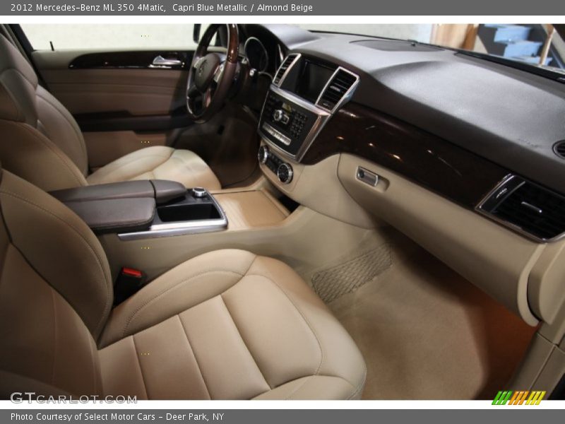 Capri Blue Metallic / Almond Beige 2012 Mercedes-Benz ML 350 4Matic
