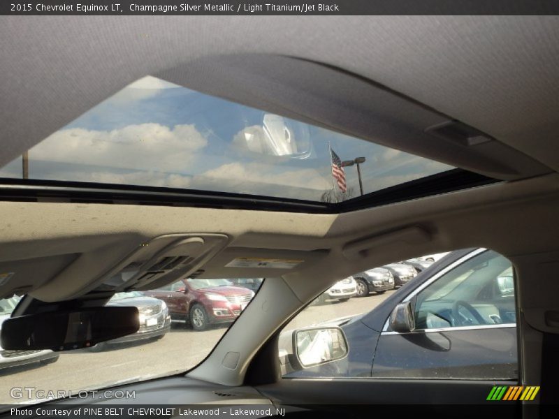 Champagne Silver Metallic / Light Titanium/Jet Black 2015 Chevrolet Equinox LT