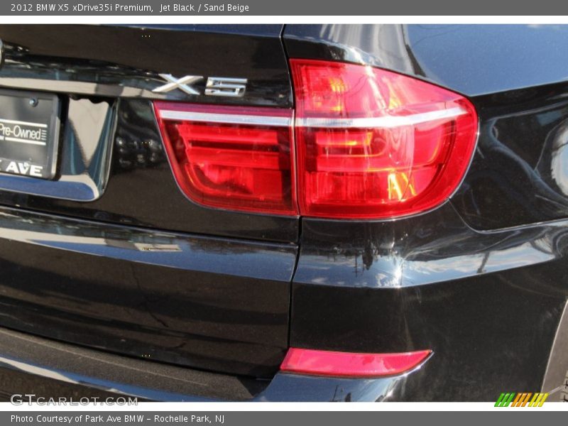 Jet Black / Sand Beige 2012 BMW X5 xDrive35i Premium
