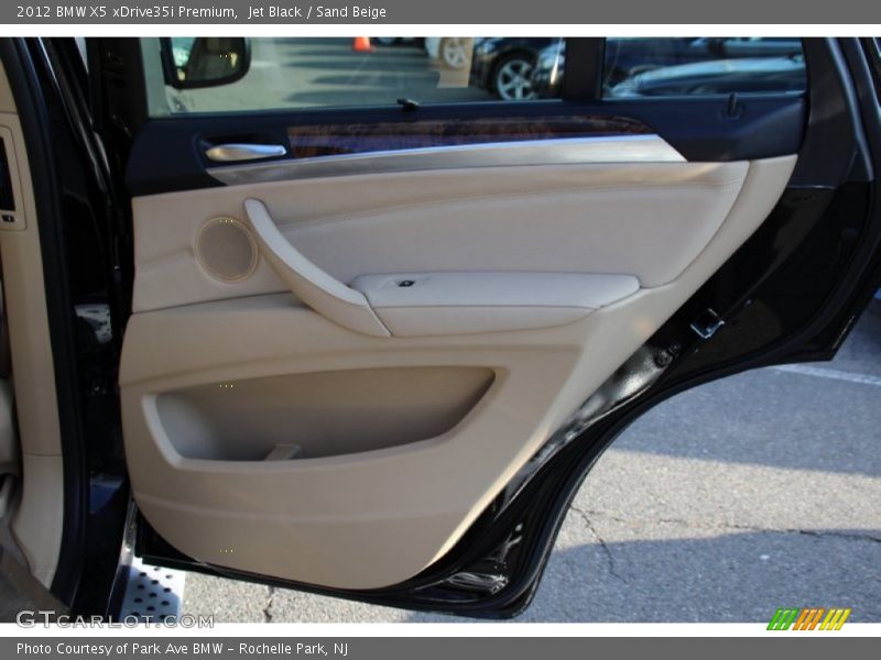 Jet Black / Sand Beige 2012 BMW X5 xDrive35i Premium