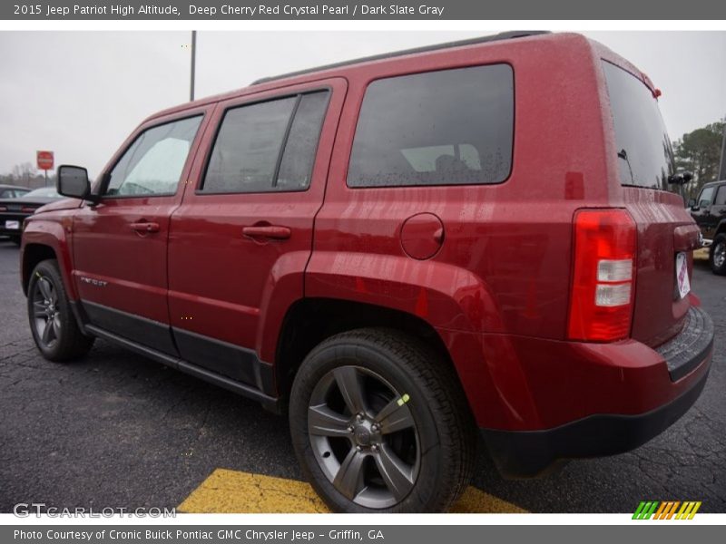 Deep Cherry Red Crystal Pearl / Dark Slate Gray 2015 Jeep Patriot High Altitude