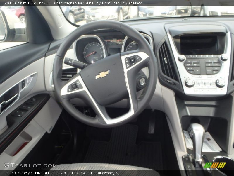 Champagne Silver Metallic / Light Titanium/Jet Black 2015 Chevrolet Equinox LT