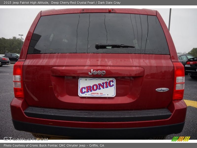 Deep Cherry Red Crystal Pearl / Dark Slate Gray 2015 Jeep Patriot High Altitude