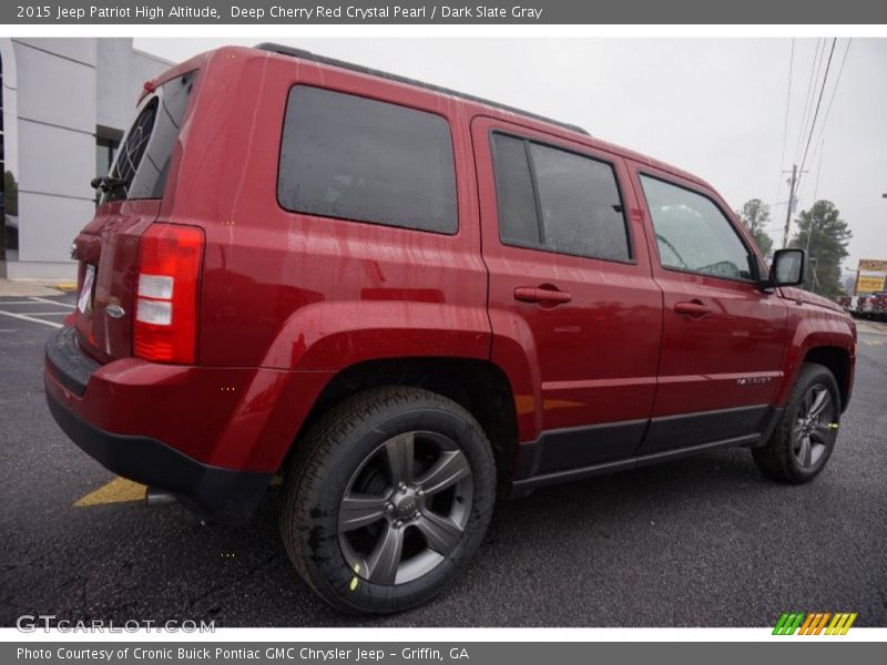 Deep Cherry Red Crystal Pearl / Dark Slate Gray 2015 Jeep Patriot High Altitude