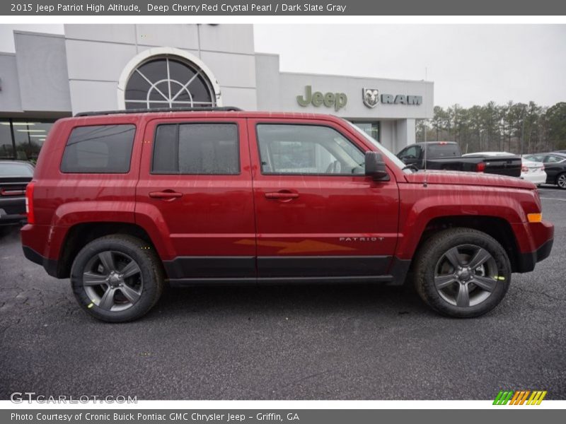 Deep Cherry Red Crystal Pearl / Dark Slate Gray 2015 Jeep Patriot High Altitude