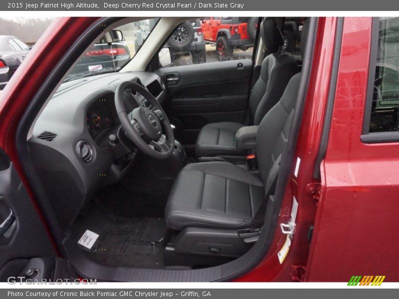 Deep Cherry Red Crystal Pearl / Dark Slate Gray 2015 Jeep Patriot High Altitude