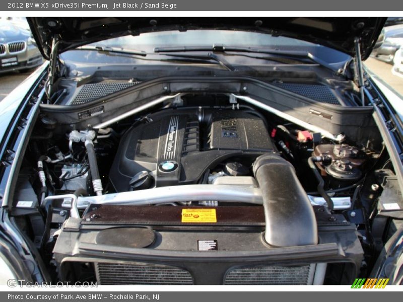Jet Black / Sand Beige 2012 BMW X5 xDrive35i Premium
