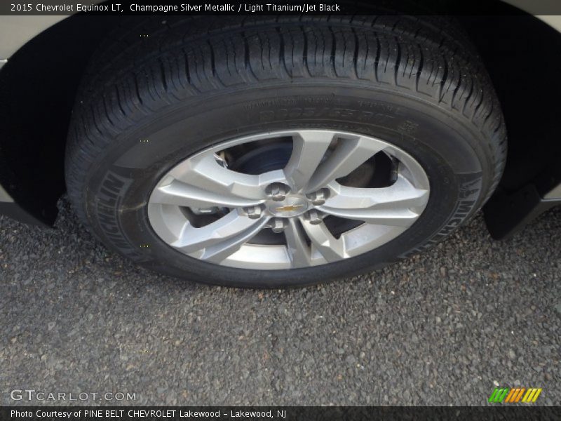 Champagne Silver Metallic / Light Titanium/Jet Black 2015 Chevrolet Equinox LT
