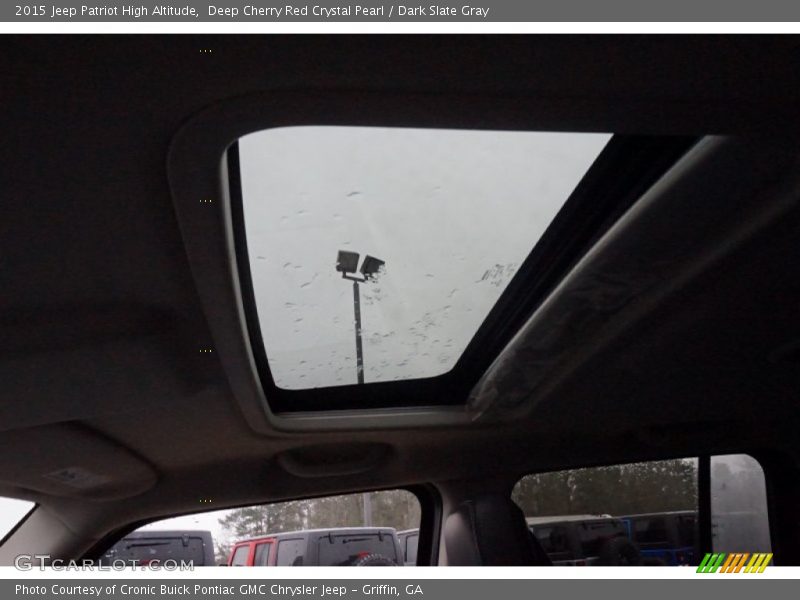 Deep Cherry Red Crystal Pearl / Dark Slate Gray 2015 Jeep Patriot High Altitude