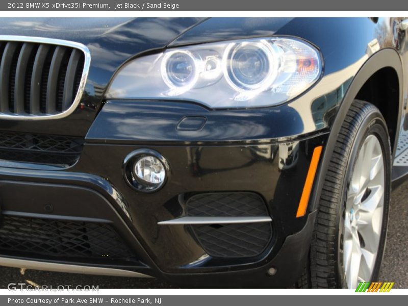 Jet Black / Sand Beige 2012 BMW X5 xDrive35i Premium