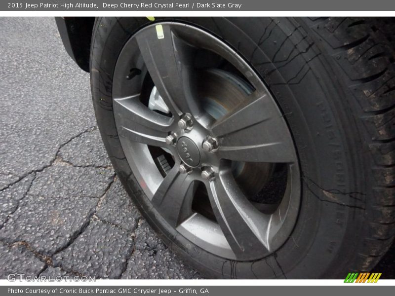Deep Cherry Red Crystal Pearl / Dark Slate Gray 2015 Jeep Patriot High Altitude
