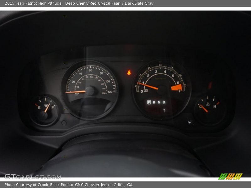 Deep Cherry Red Crystal Pearl / Dark Slate Gray 2015 Jeep Patriot High Altitude