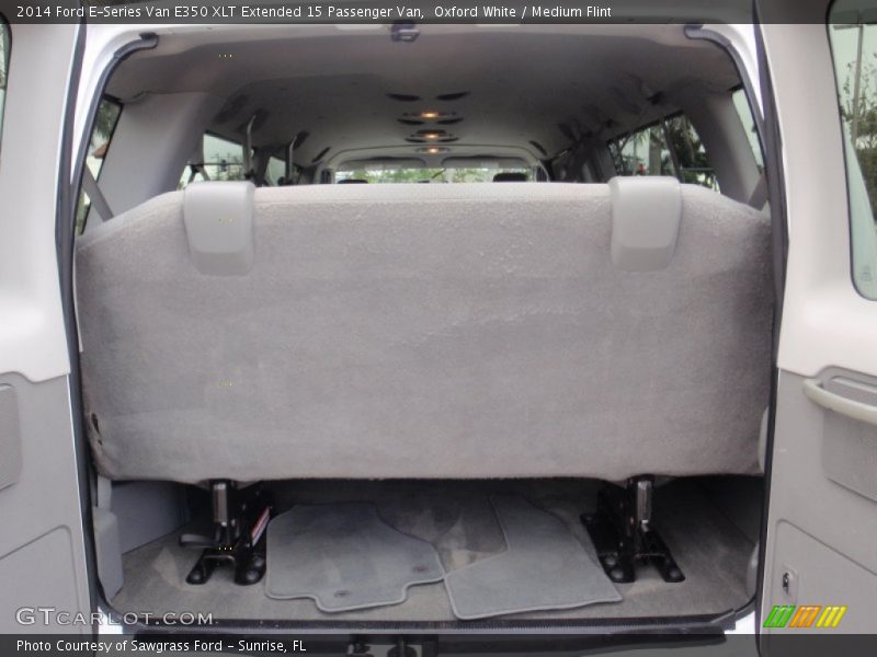 Oxford White / Medium Flint 2014 Ford E-Series Van E350 XLT Extended 15 Passenger Van