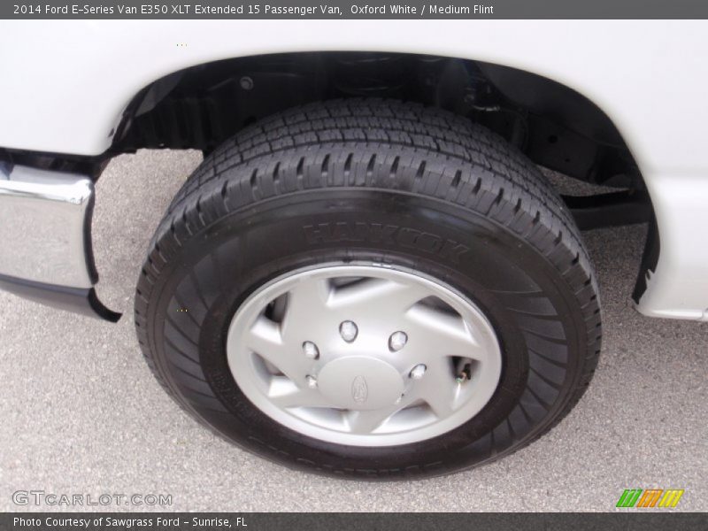 Oxford White / Medium Flint 2014 Ford E-Series Van E350 XLT Extended 15 Passenger Van