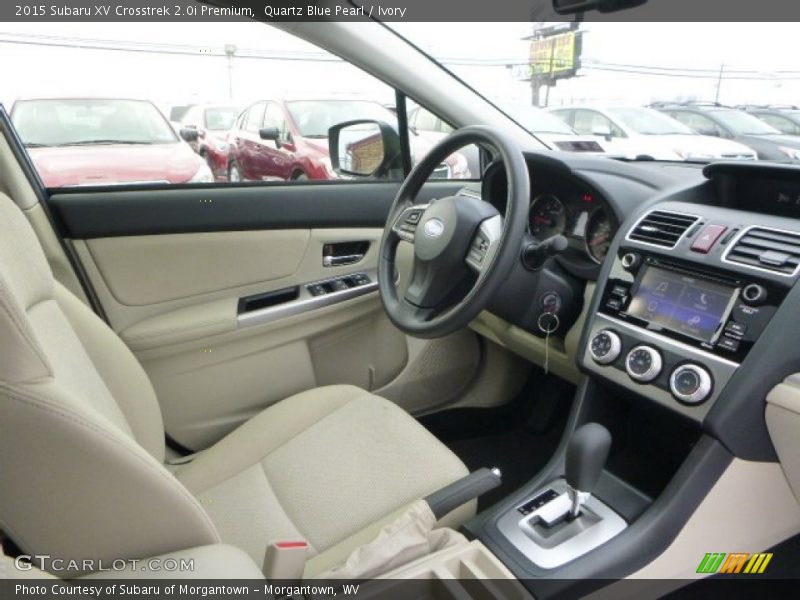 Quartz Blue Pearl / Ivory 2015 Subaru XV Crosstrek 2.0i Premium