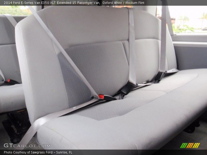 Oxford White / Medium Flint 2014 Ford E-Series Van E350 XLT Extended 15 Passenger Van