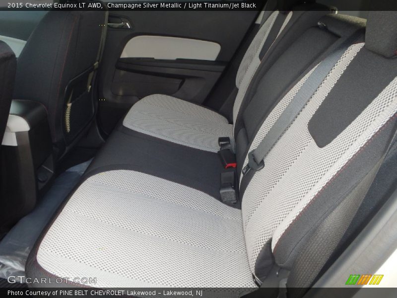 Champagne Silver Metallic / Light Titanium/Jet Black 2015 Chevrolet Equinox LT AWD