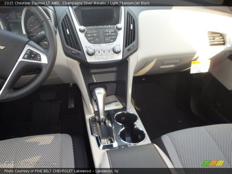 Champagne Silver Metallic / Light Titanium/Jet Black 2015 Chevrolet Equinox LT AWD