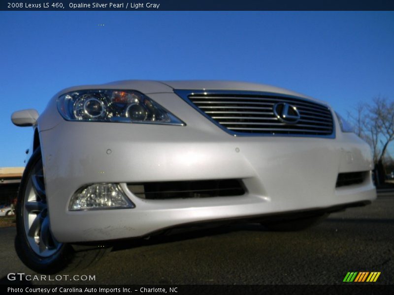 Opaline Silver Pearl / Light Gray 2008 Lexus LS 460