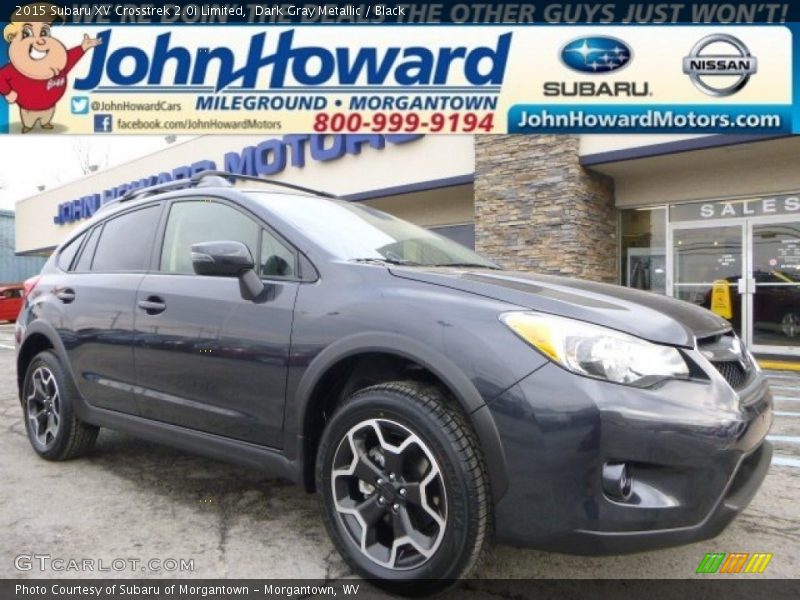 Dark Gray Metallic / Black 2015 Subaru XV Crosstrek 2.0i Limited