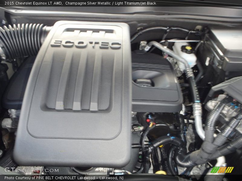 Champagne Silver Metallic / Light Titanium/Jet Black 2015 Chevrolet Equinox LT AWD