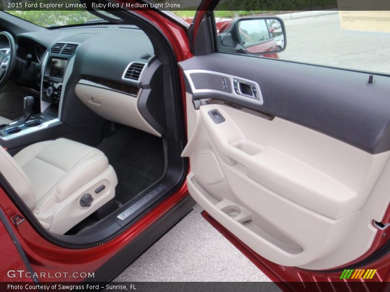 Ruby Red / Medium Light Stone 2015 Ford Explorer Limited