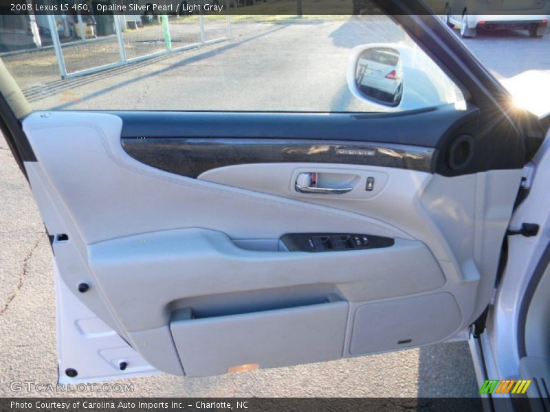 Opaline Silver Pearl / Light Gray 2008 Lexus LS 460