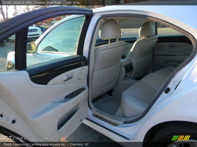 Opaline Silver Pearl / Light Gray 2008 Lexus LS 460
