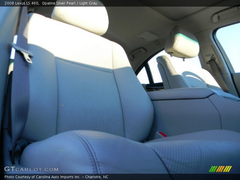 Opaline Silver Pearl / Light Gray 2008 Lexus LS 460