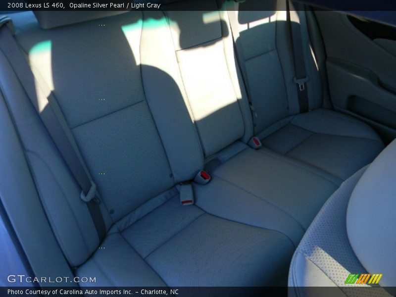 Opaline Silver Pearl / Light Gray 2008 Lexus LS 460