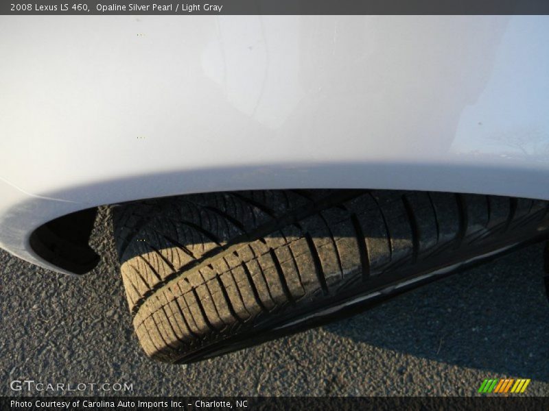 Opaline Silver Pearl / Light Gray 2008 Lexus LS 460