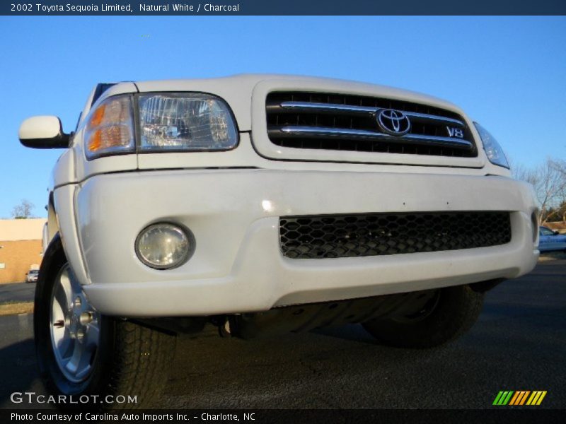 Natural White / Charcoal 2002 Toyota Sequoia Limited
