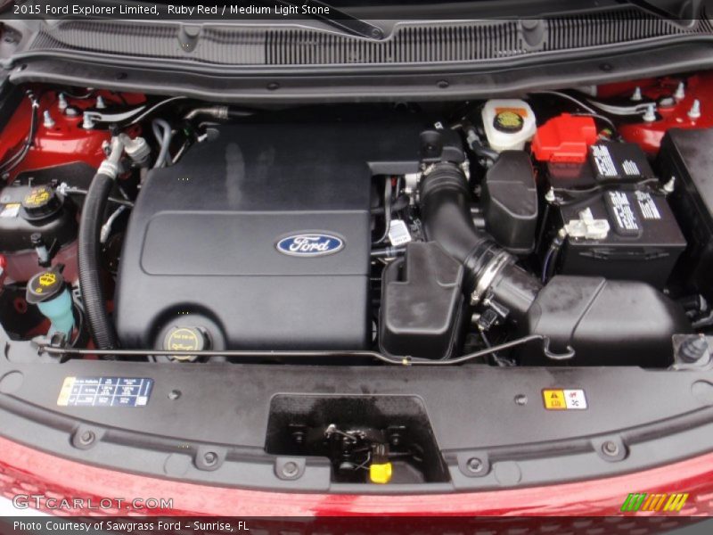 Ruby Red / Medium Light Stone 2015 Ford Explorer Limited