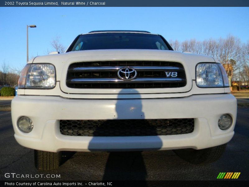 Natural White / Charcoal 2002 Toyota Sequoia Limited