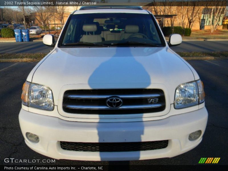 Natural White / Charcoal 2002 Toyota Sequoia Limited