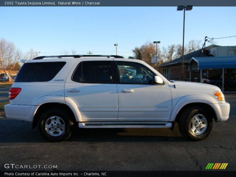 Natural White / Charcoal 2002 Toyota Sequoia Limited