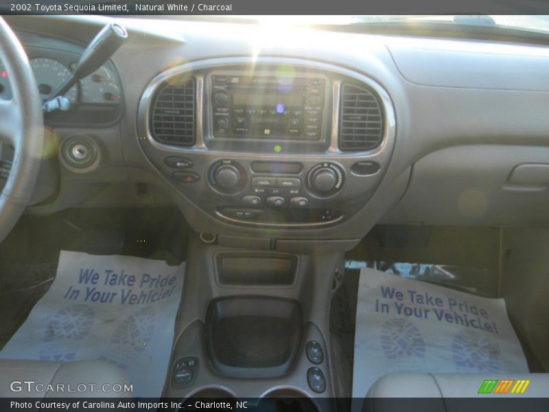 Natural White / Charcoal 2002 Toyota Sequoia Limited