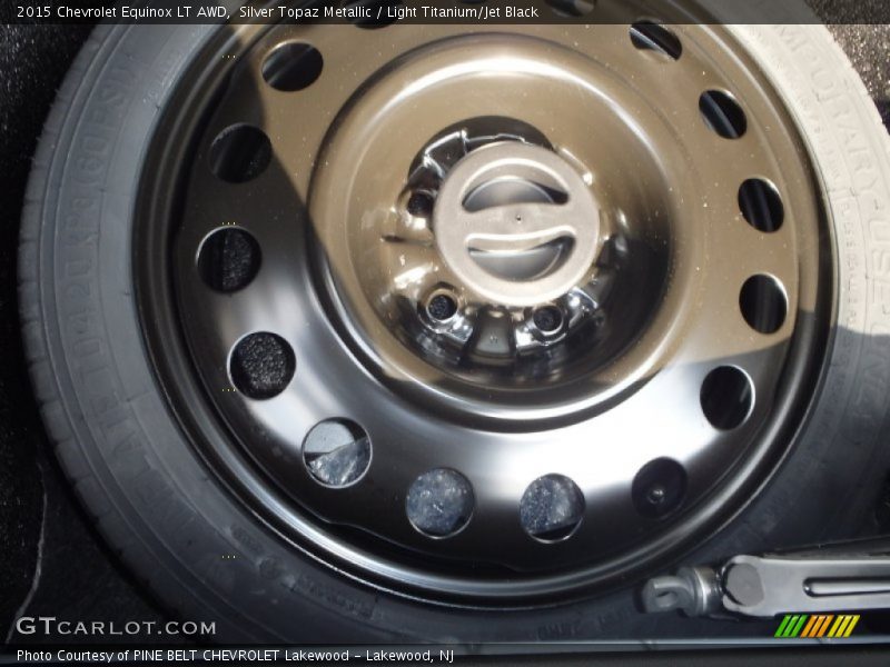 Silver Topaz Metallic / Light Titanium/Jet Black 2015 Chevrolet Equinox LT AWD