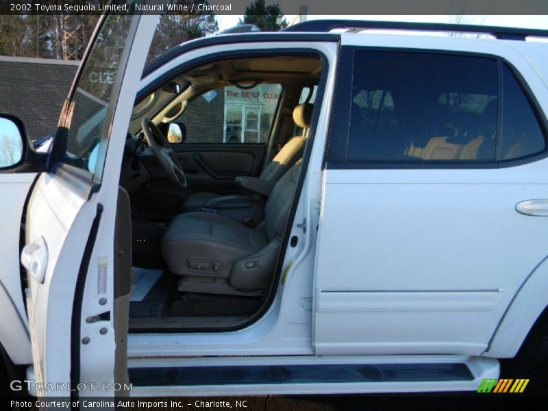 Natural White / Charcoal 2002 Toyota Sequoia Limited