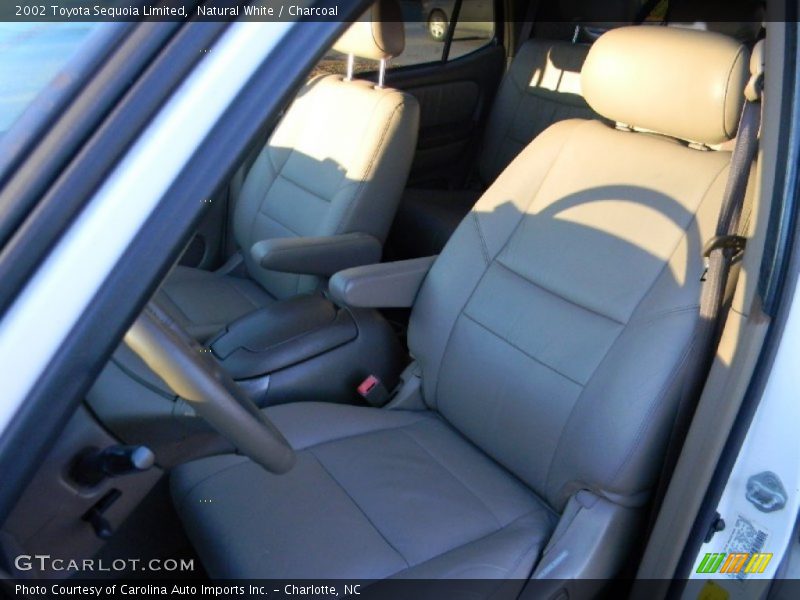 Natural White / Charcoal 2002 Toyota Sequoia Limited