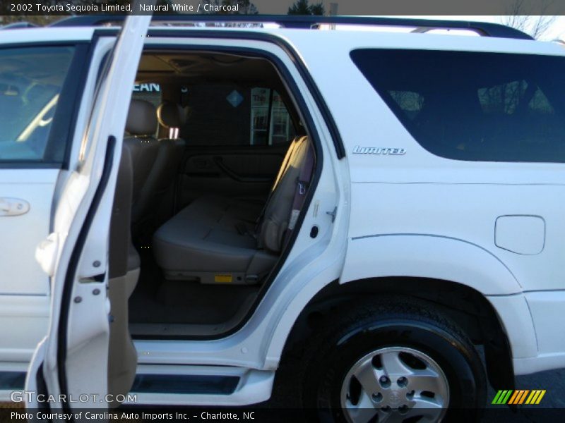 Natural White / Charcoal 2002 Toyota Sequoia Limited