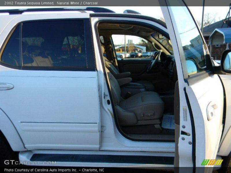 Natural White / Charcoal 2002 Toyota Sequoia Limited