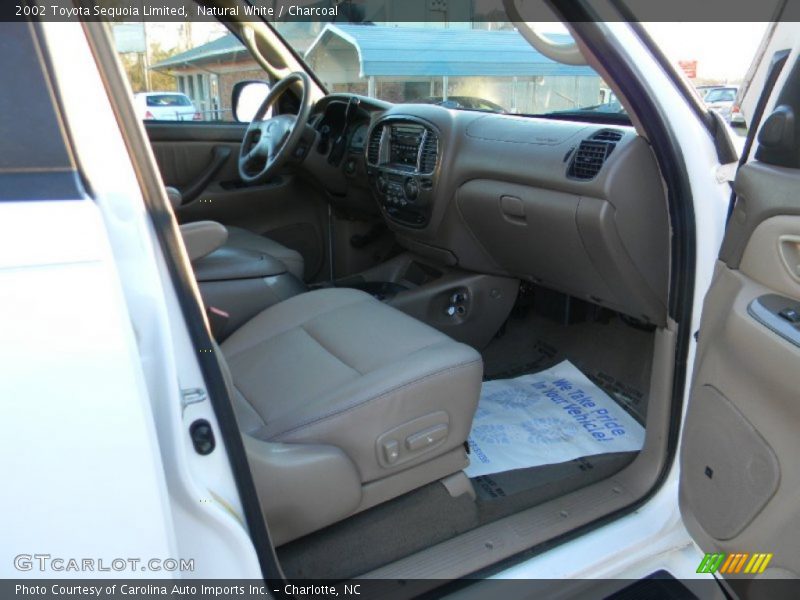 Natural White / Charcoal 2002 Toyota Sequoia Limited