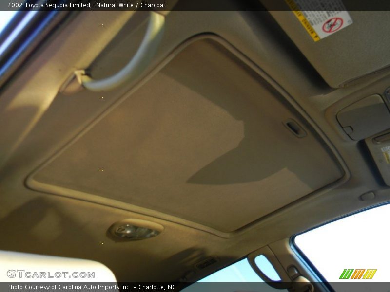 Natural White / Charcoal 2002 Toyota Sequoia Limited