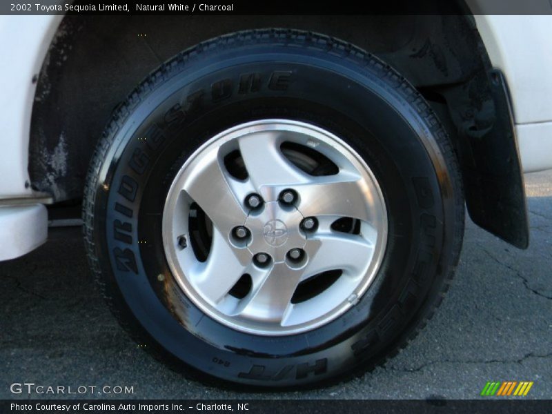 Natural White / Charcoal 2002 Toyota Sequoia Limited
